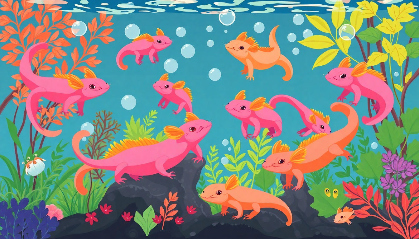 Uncommon Pets: The Joy of Raising Axolotls